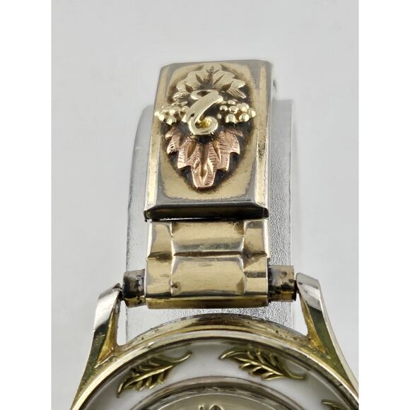 Manson Swiss Watch 10k Black Hills Gold Band Manual Wind Runs Expansion Band main image 14